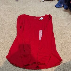 Old Navy Women's Vibrant Red Blouse